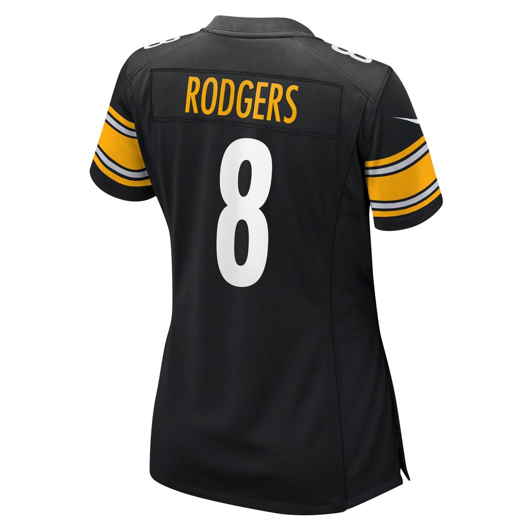 Aaron Rodgers Pittsburgh Steelers Women's Game Jersey - Black