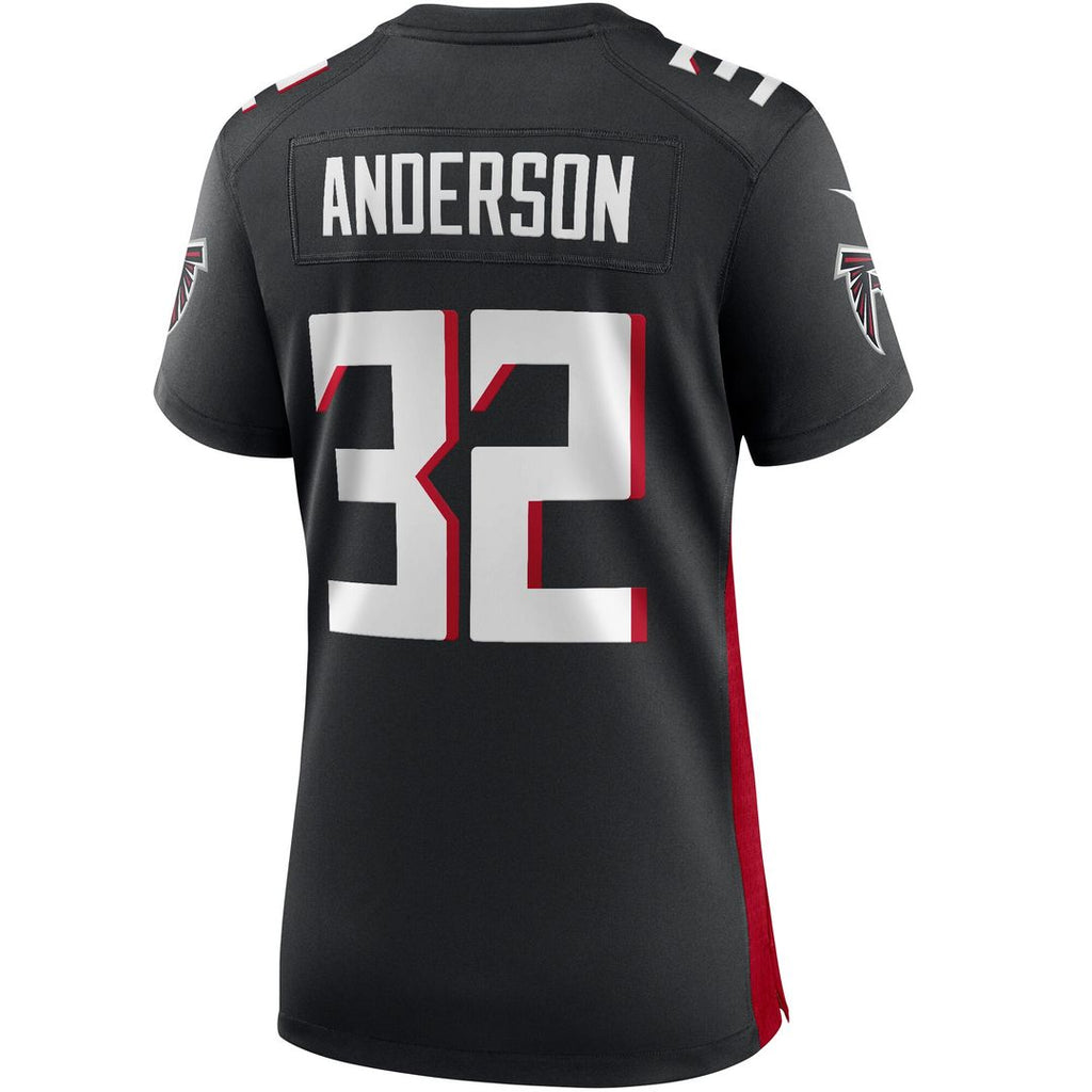 Jamal Anderson Atlanta Falcons Women's Retired Game Jersey - Red