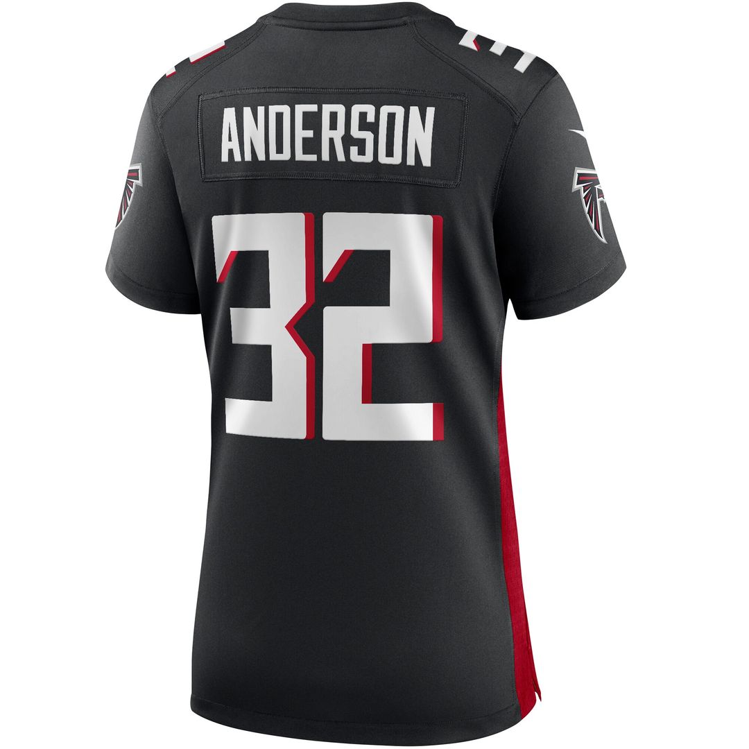 Jamal Anderson Atlanta Falcons Women's Retired Game Jersey - Red
