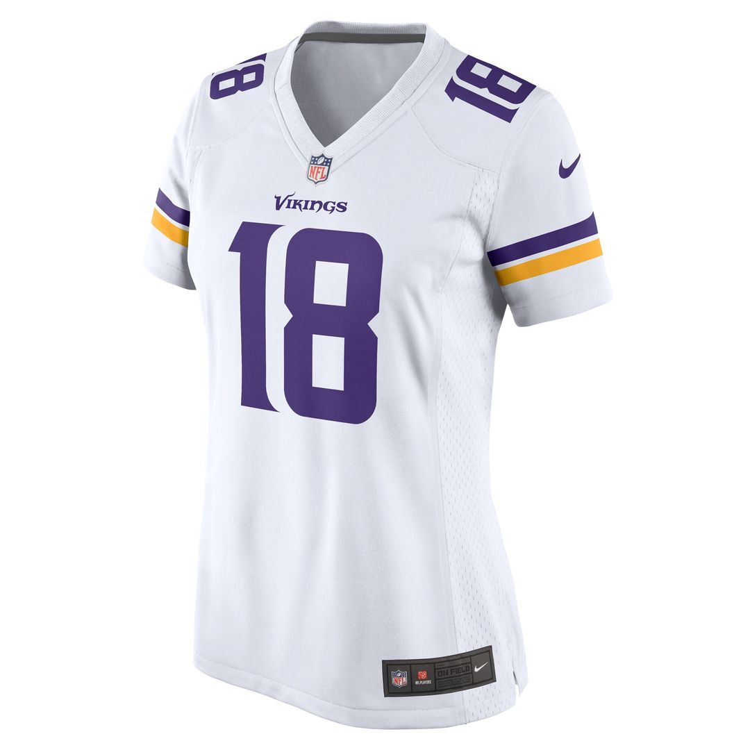 Justin Jefferson Minnesota Vikings Women's Game Jersey - Purple