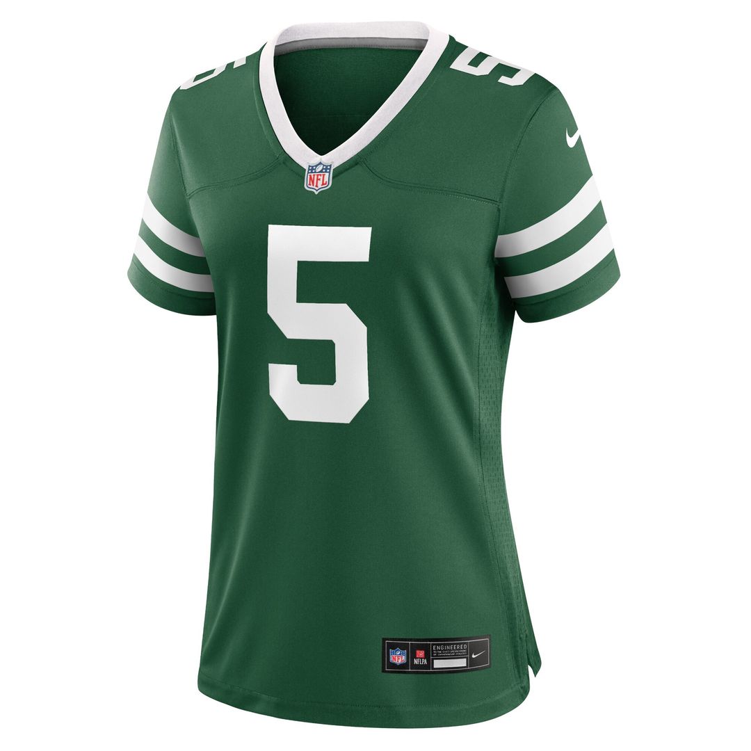 Garrett Wilson New York Jets Women's Alternate Game Jersey - Legacy Black
