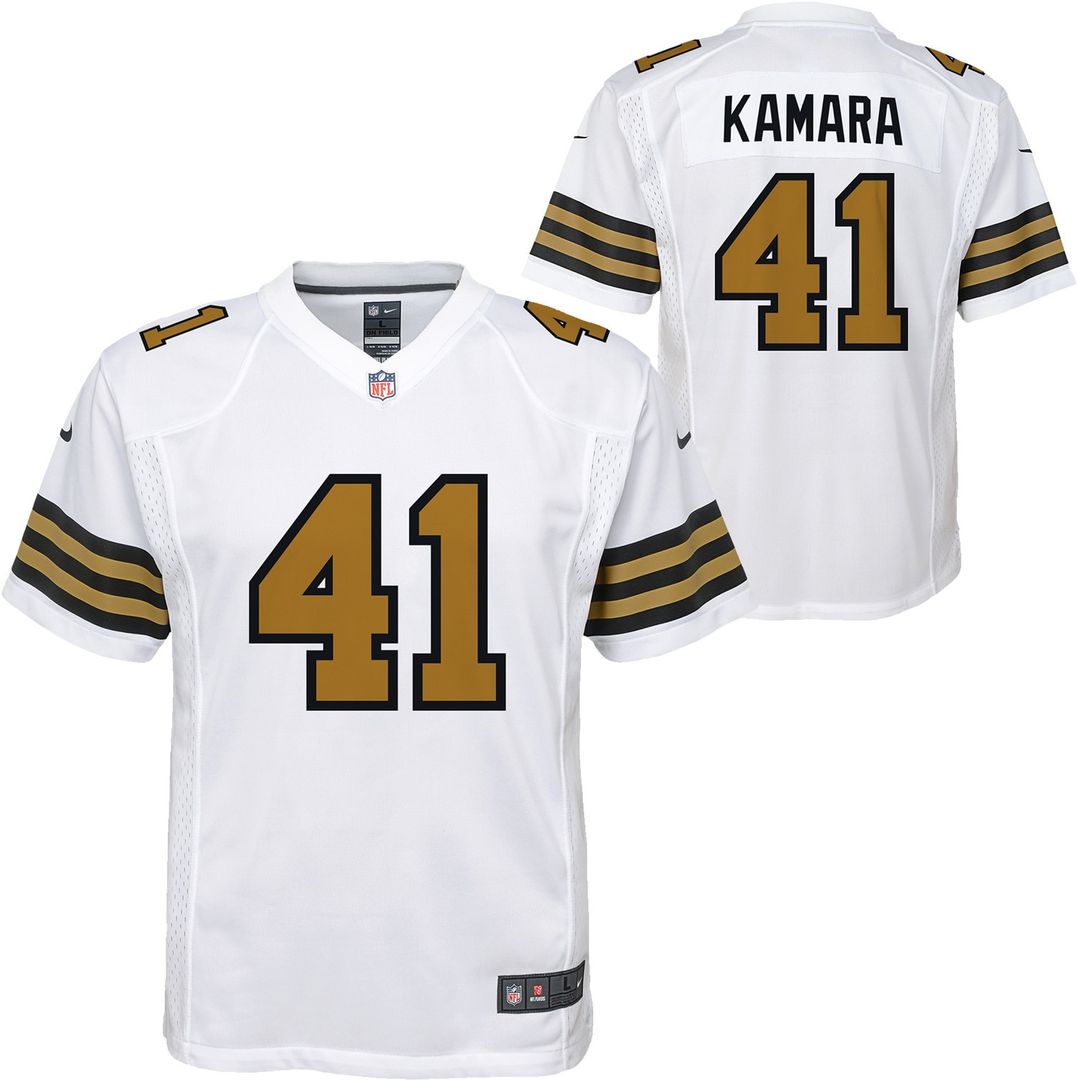 Alvin Kamara New Orleans Saints Youth Gameday Golds Alternate Game Player Jersey - Gold