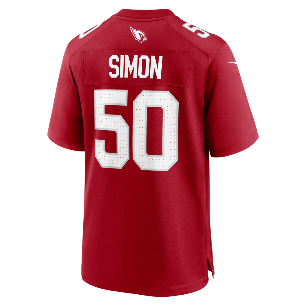 Cody Simon Arizona Cardinals Team Game Jersey - Cardinal