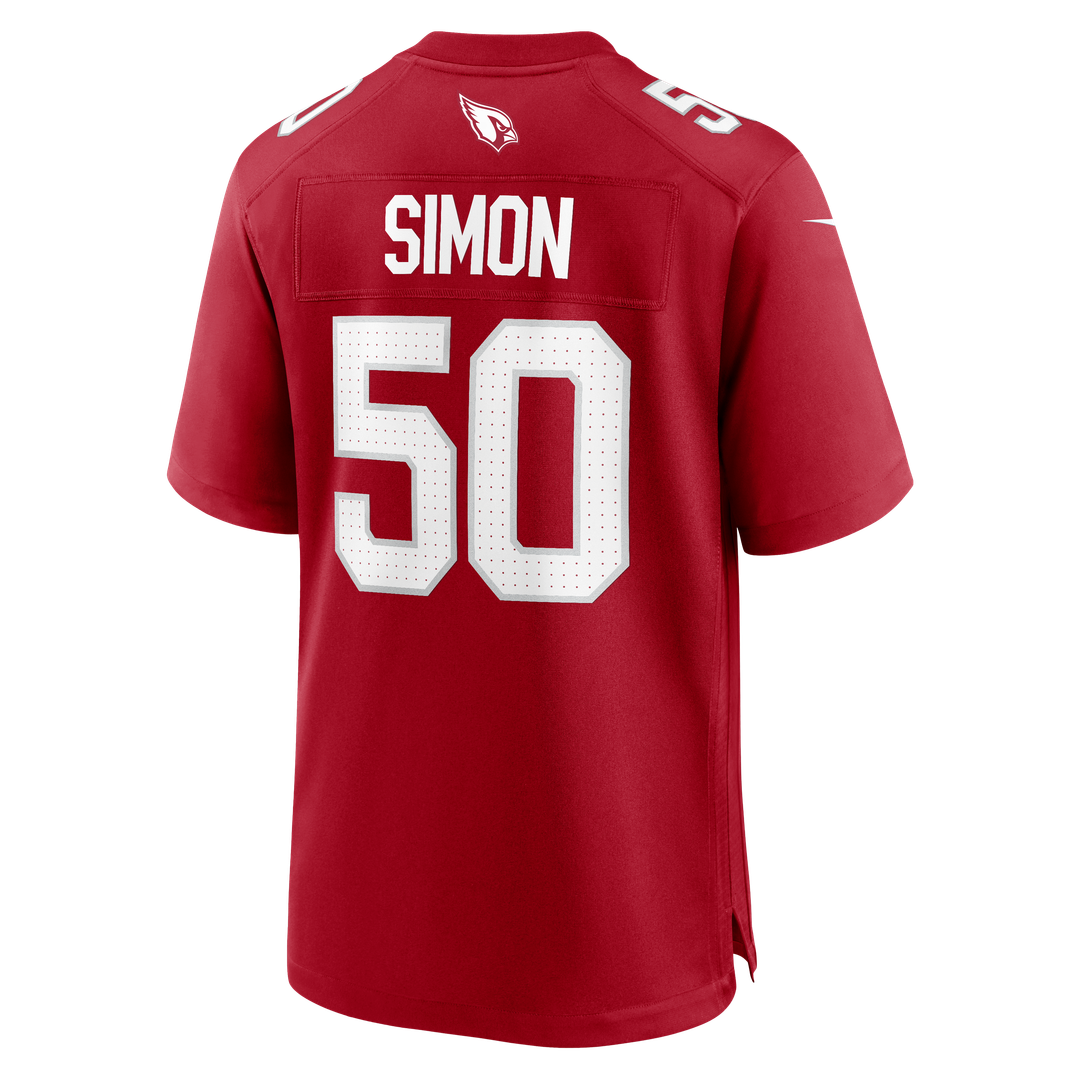 Cody Simon Arizona Cardinals Team Game Jersey - Cardinal
