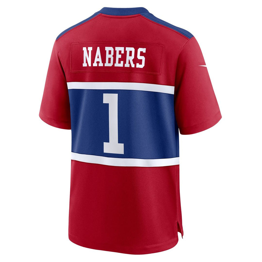 Malik Nabers New York Giants Youth Game Jersey - Royal