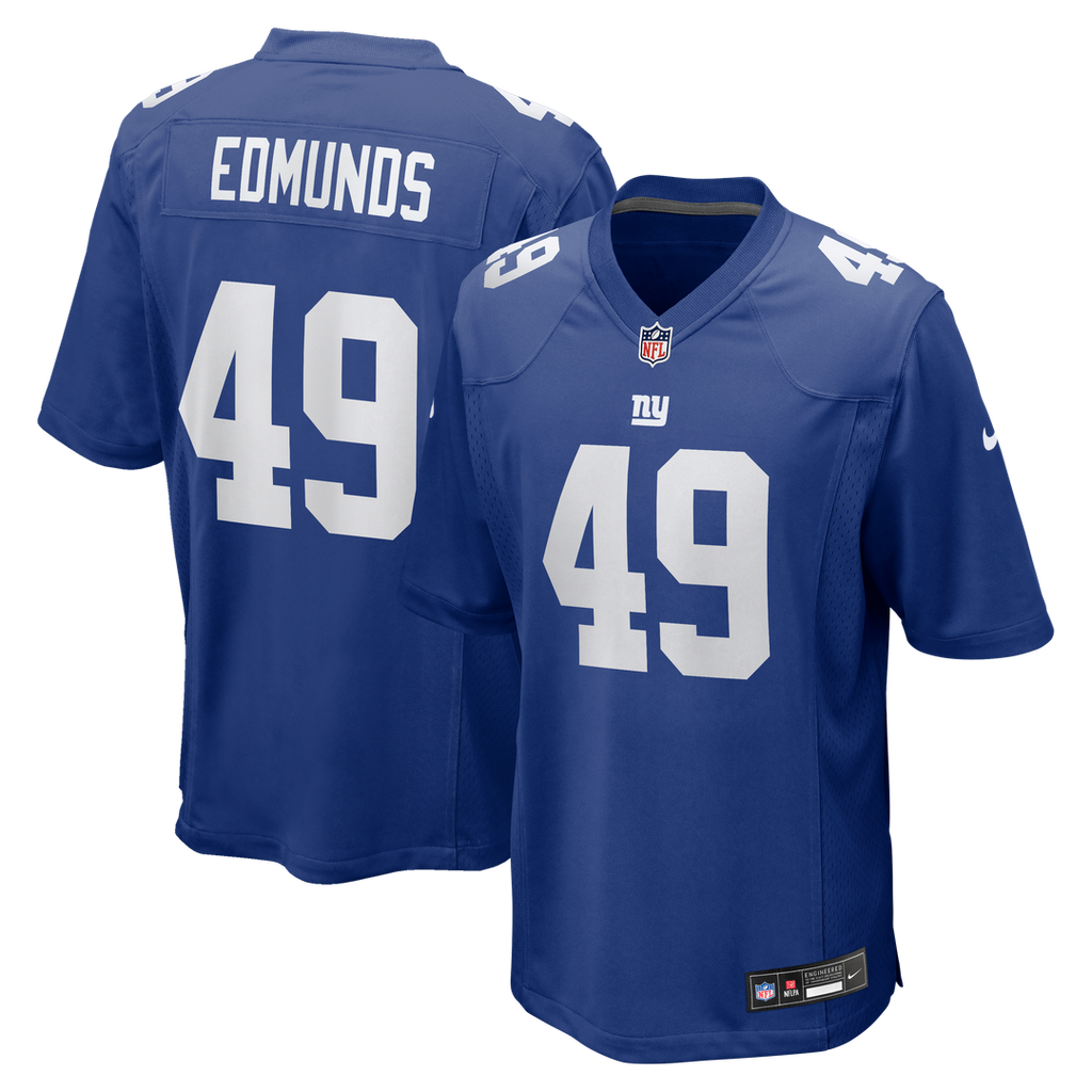 Tremaine Edmunds New York Giants Team Game Jersey - Royal