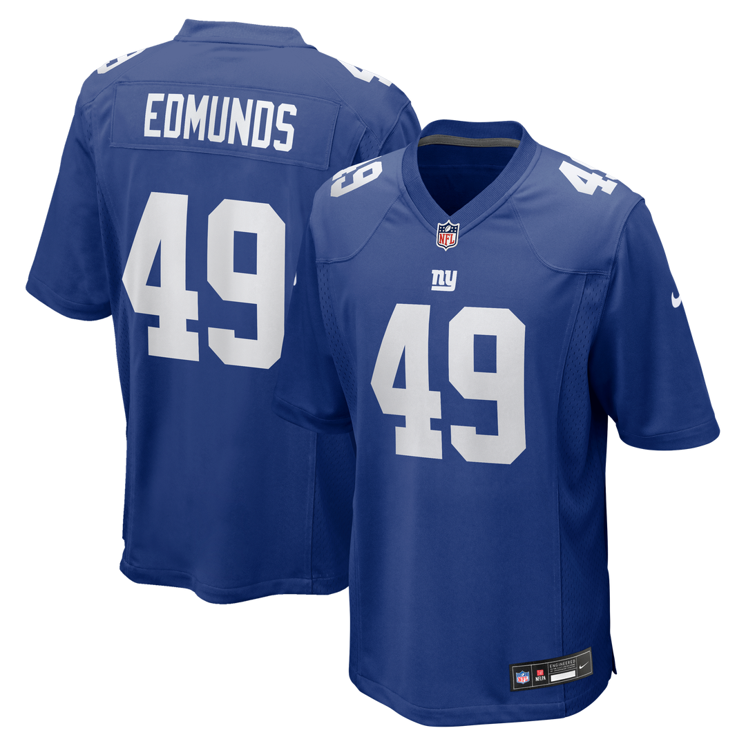 Tremaine Edmunds New York Giants Team Game Jersey - Royal
