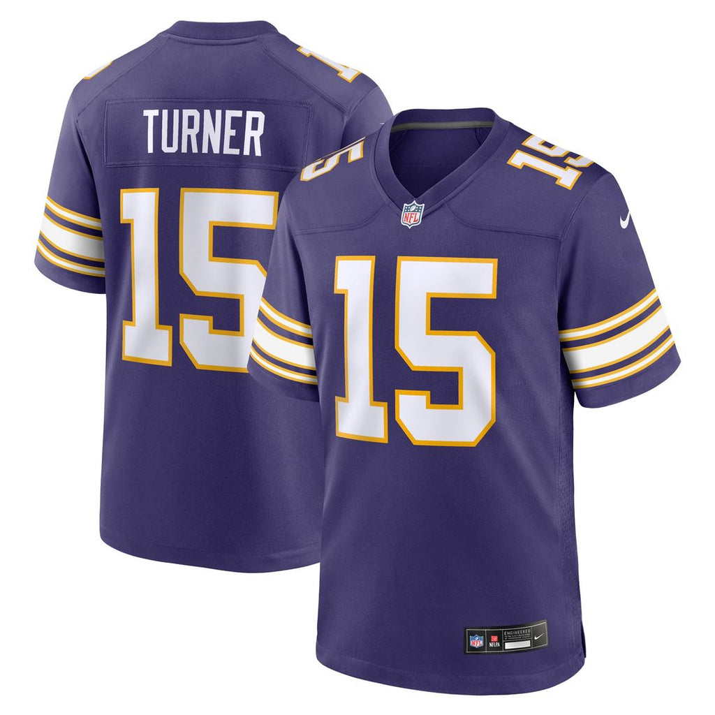 Dallas Turner Minnesota Vikings Game Jersey - White
