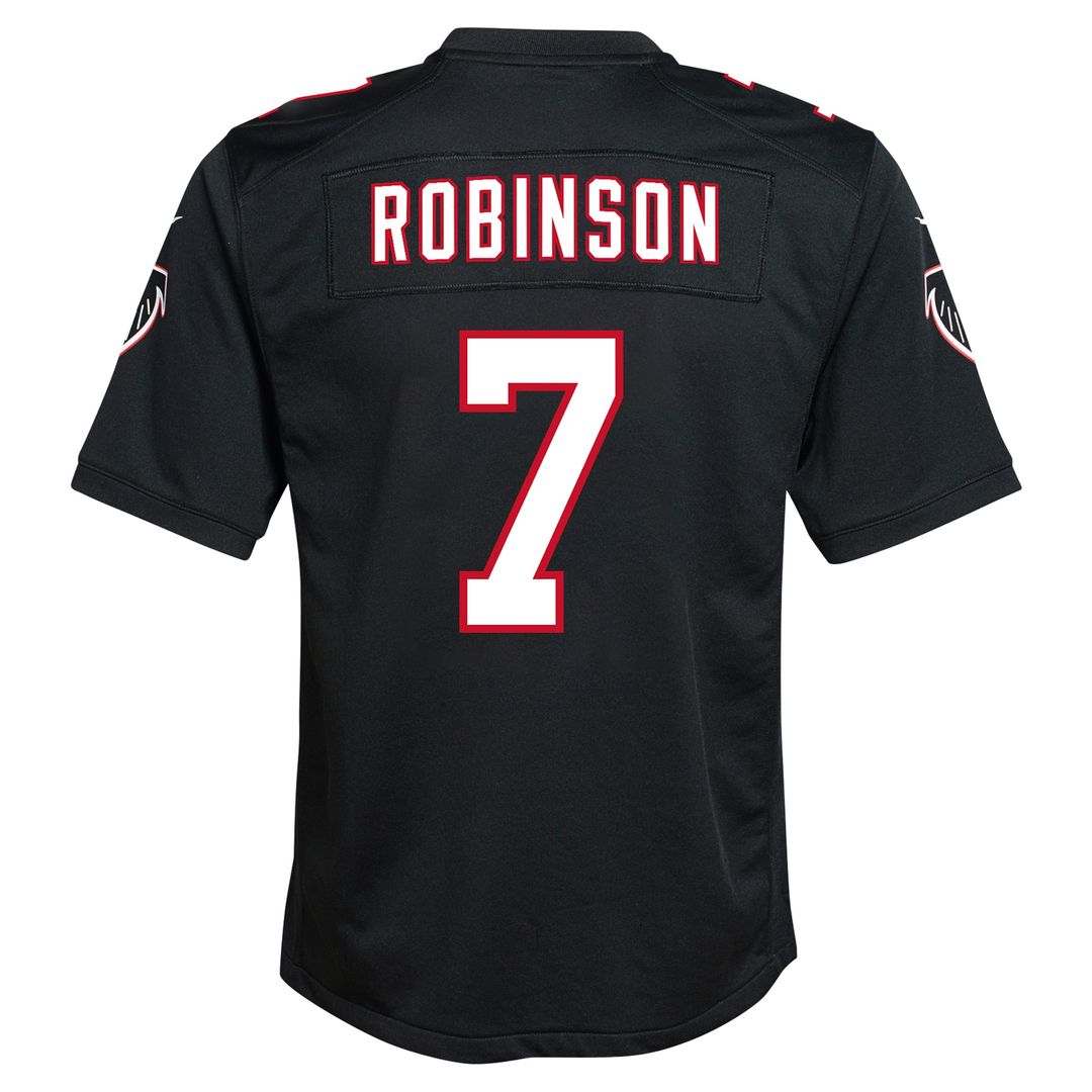 Bijan Robinson Atlanta Falcons Youth Game Jersey - Black