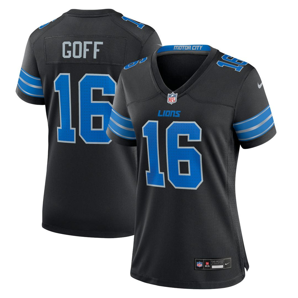 Jared Goff Detroit Lions Women's Game Jersey - Blue