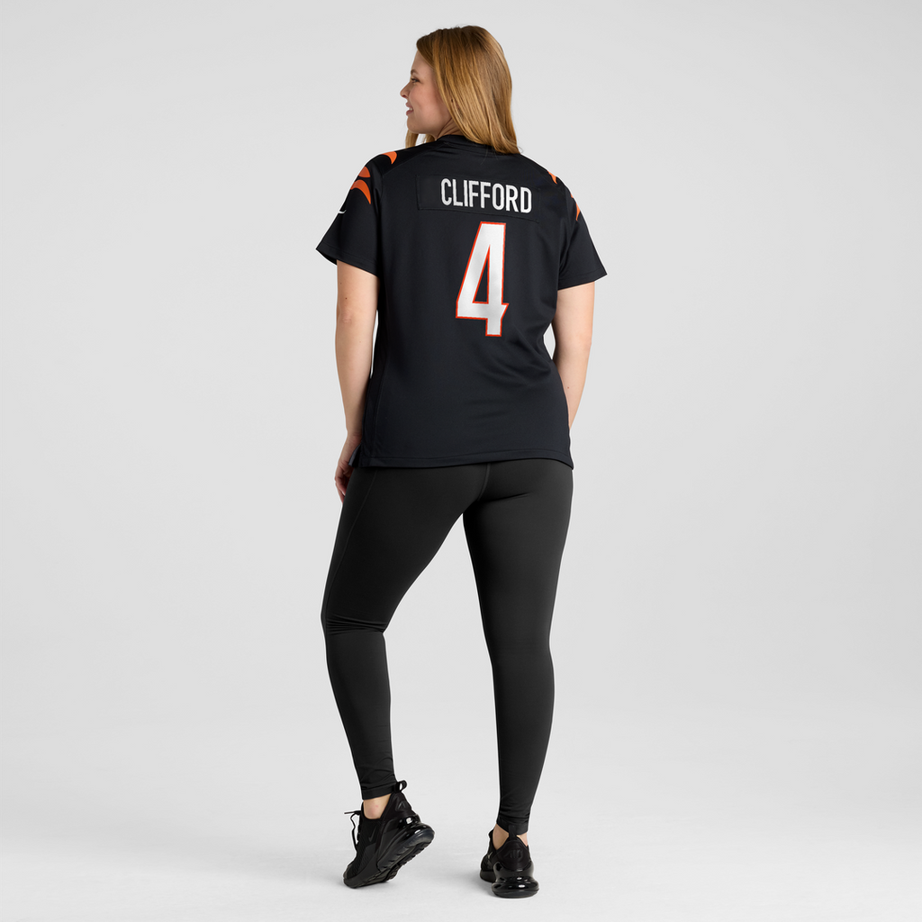 Sean Clifford Cincinnati Bengals Women's Team Game Jersey - Black