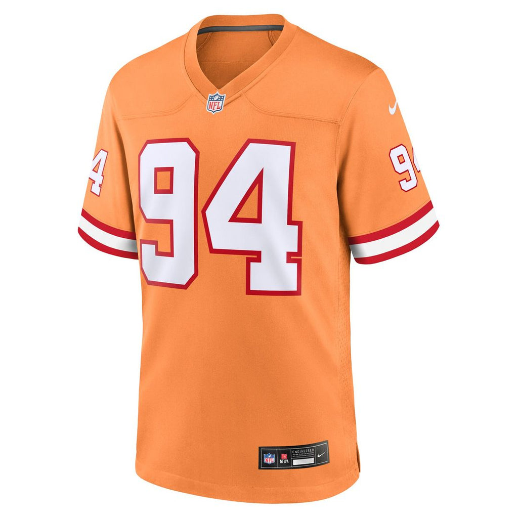 Calijah Kancey Tampa Bay Buccaneers Alternate Game Jersey - Orange