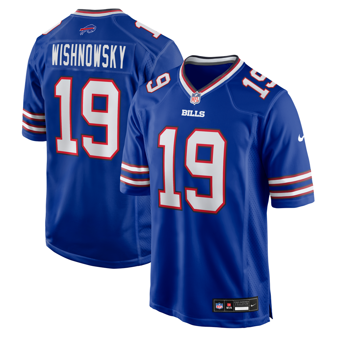 Mitch Wishnowsky Buffalo Bills Team Game Jersey - Royal
