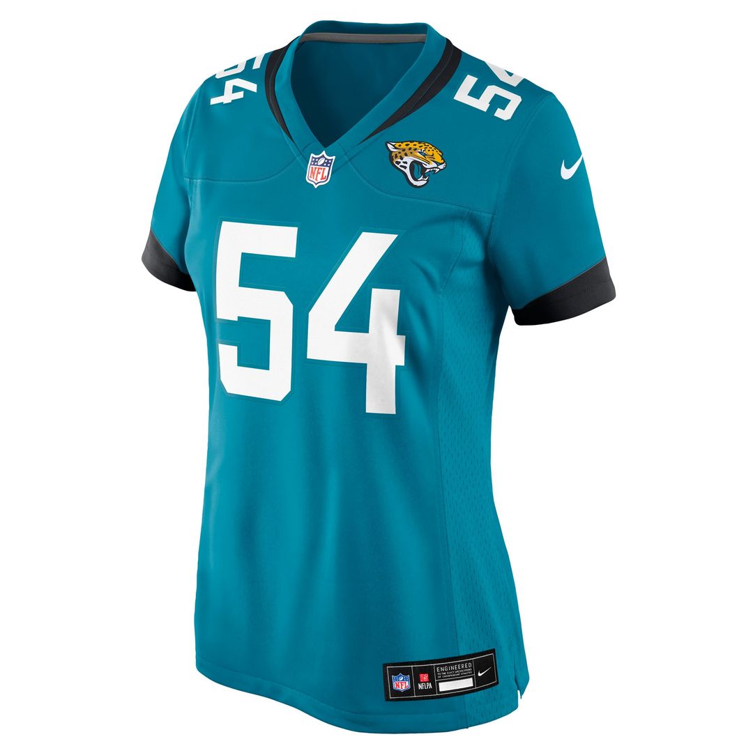 Jack Kiser Jacksonville Jaguars Women's Team Game Jersey - Teal