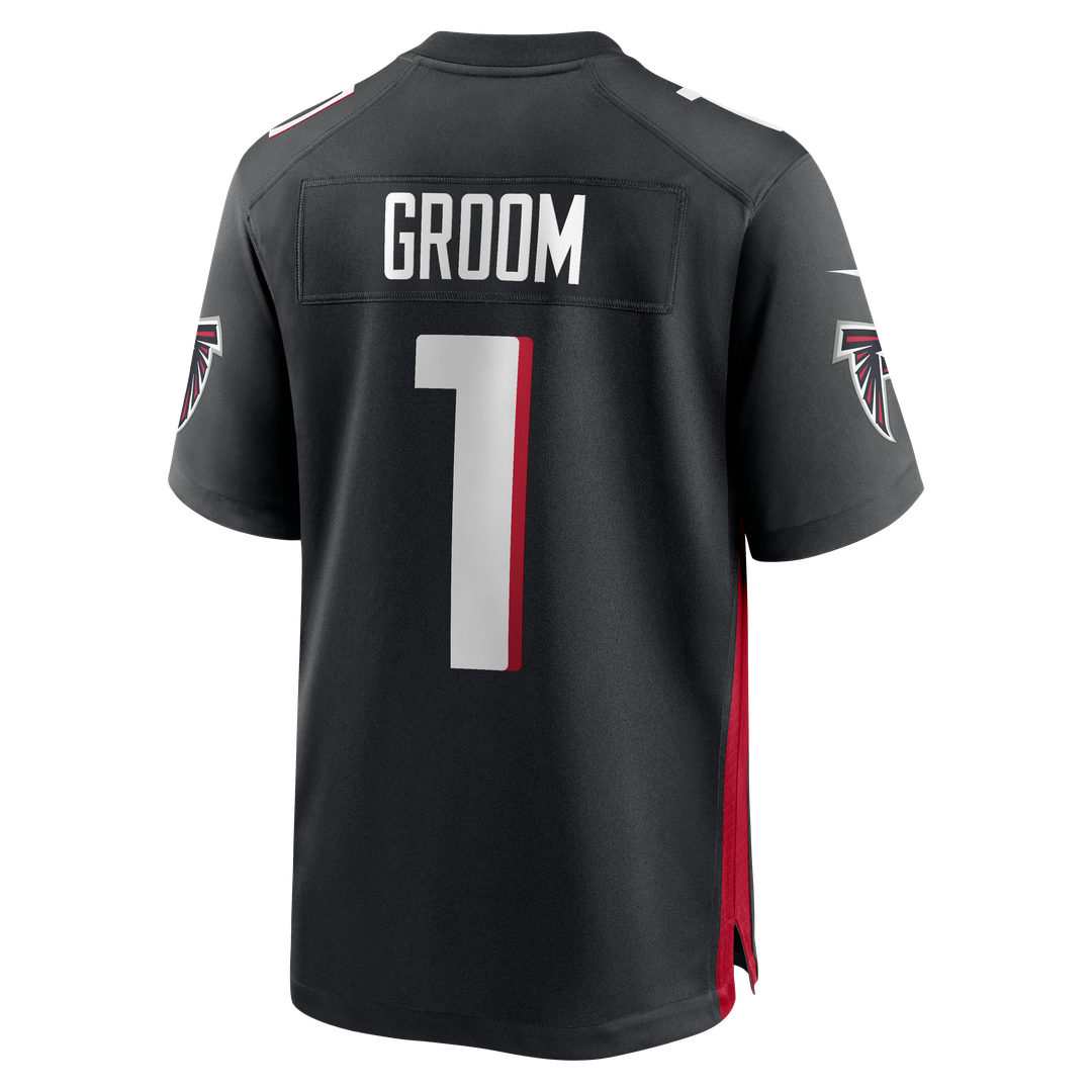 Number 1 Groom Atlanta Falcons Game Jersey - Black