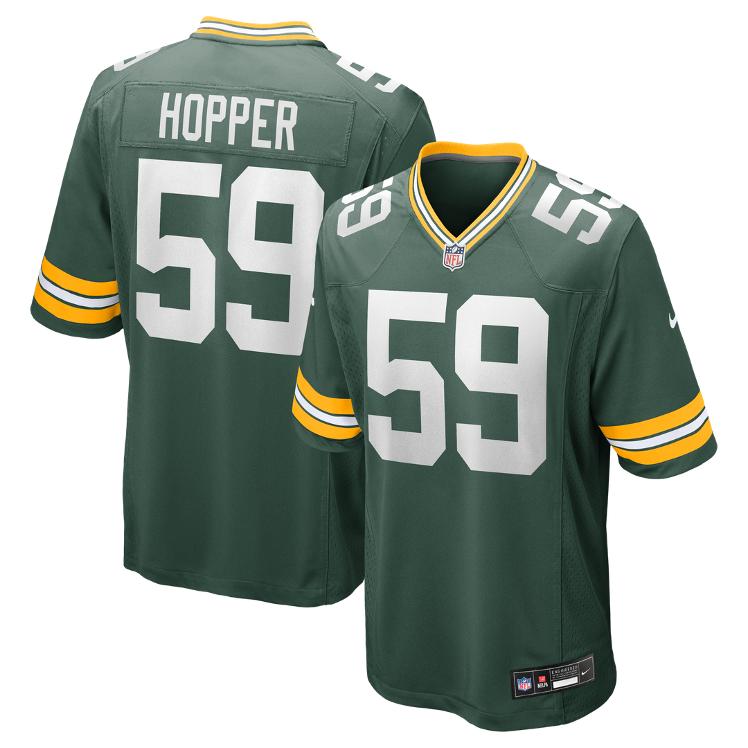 Ty'Ron Hopper Green Bay Packers Game Jersey - Green