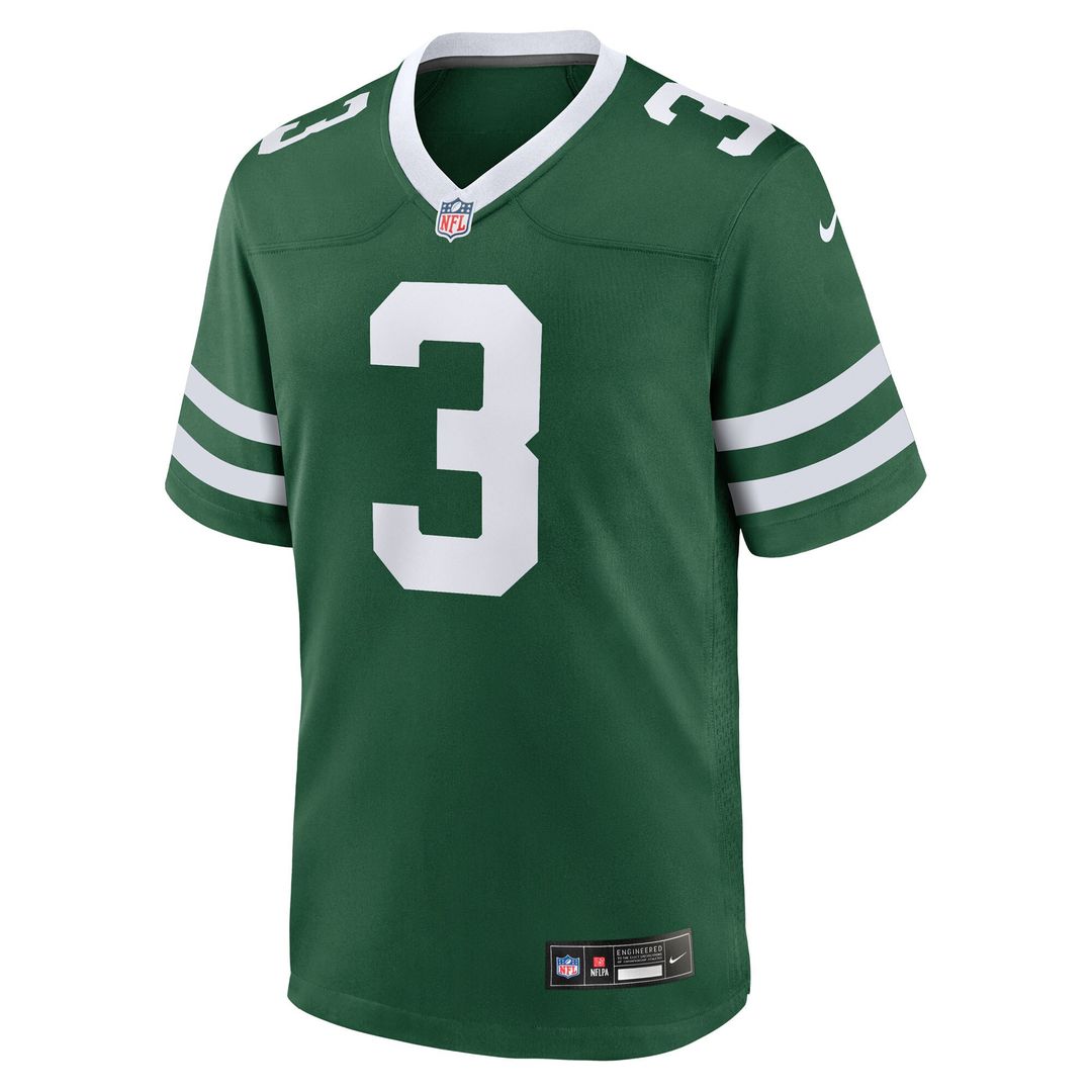 John Metchie III New York Jets Team Game Jersey - Legacy Green