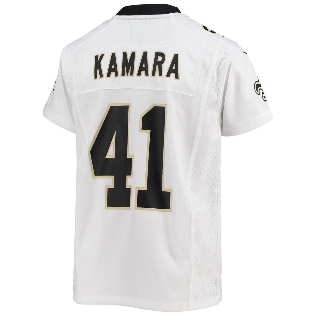Alvin Kamara New Orleans Saints Youth Game Jersey - White