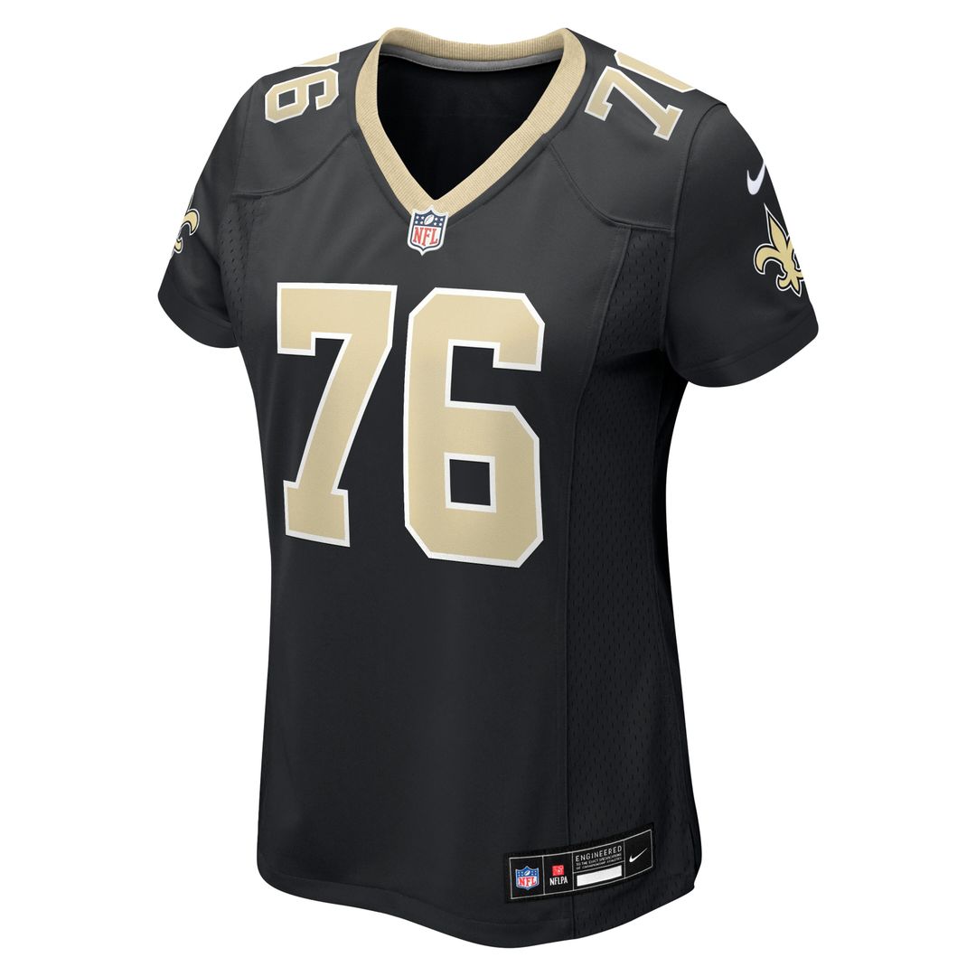 David Edwards New Orleans Saints Women's Team Game Jersey - Black