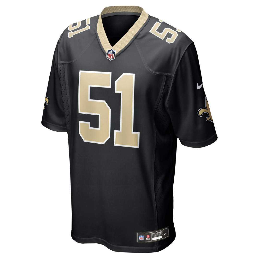 Cesar Ruiz New Orleans Saints Player Game Jersey - Black