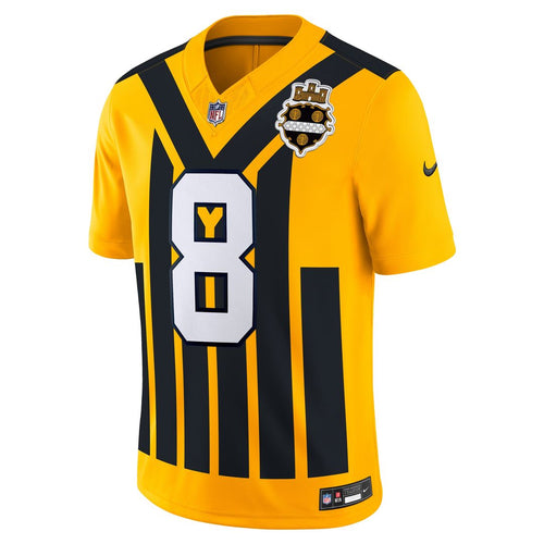 Aaron Rodgers Pittsburgh Steelers Alternate Vapor F.U.S.E. Limited Jersey - Gold