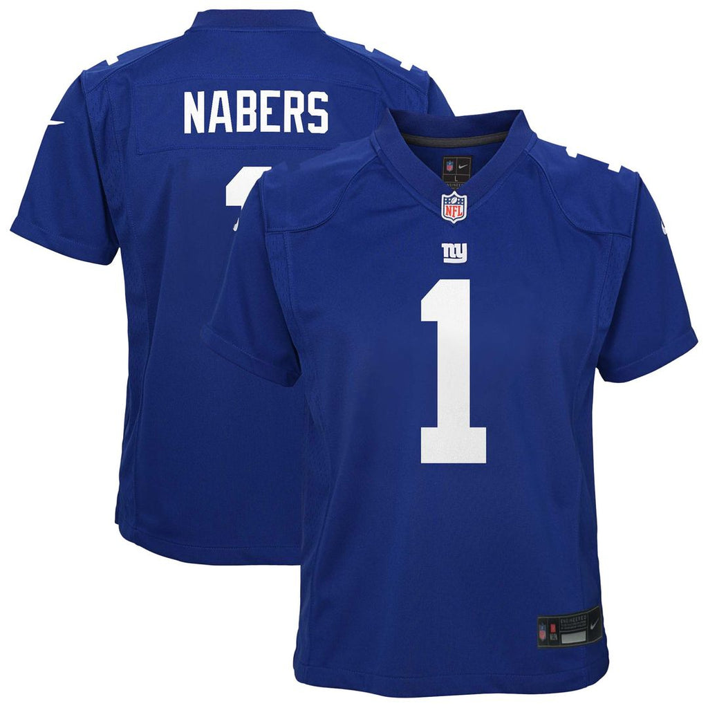 Malik Nabers New York Giants Youth Game Jersey - Royal