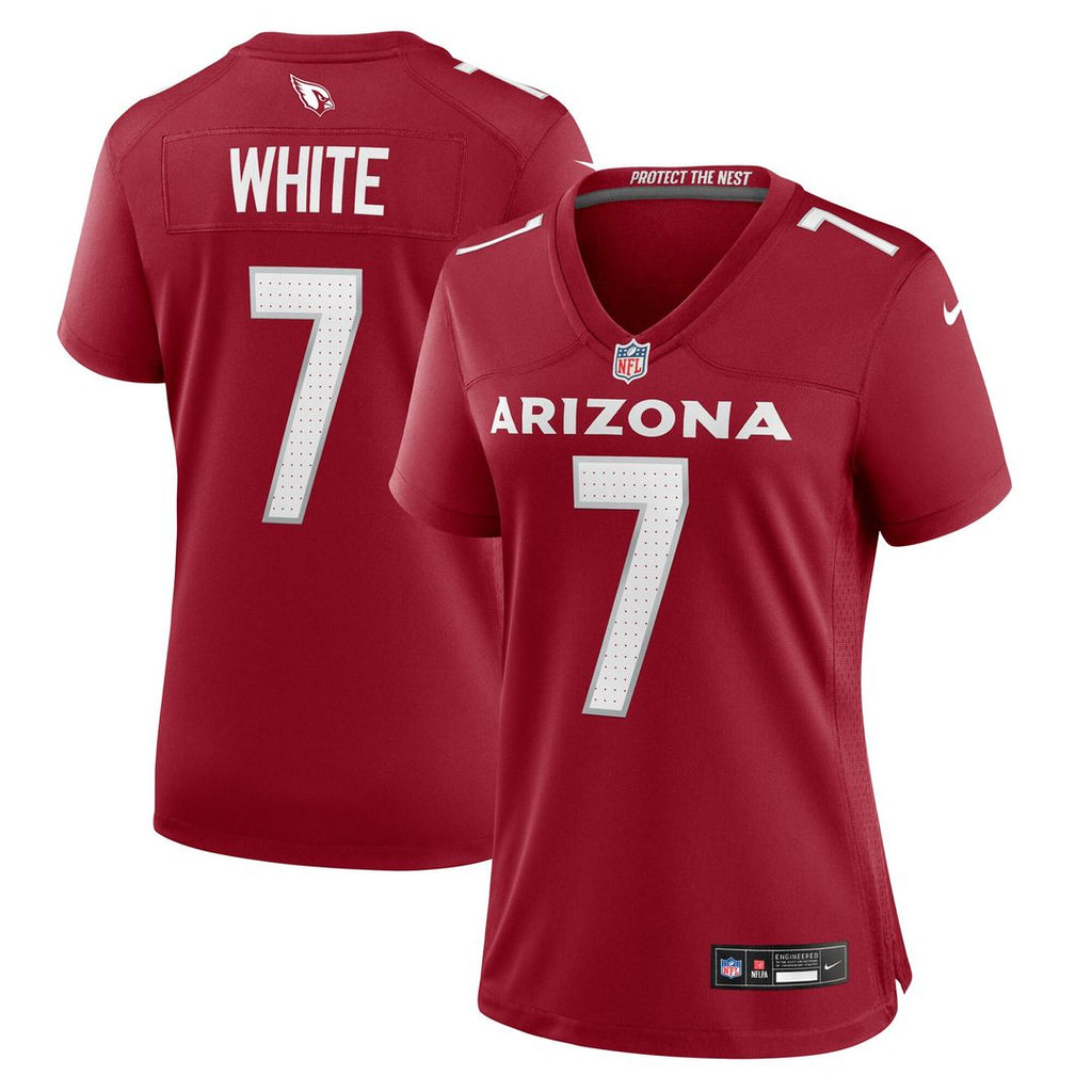 Kyzir White Arizona Cardinals Women's Team Game Jersey - Cardinal