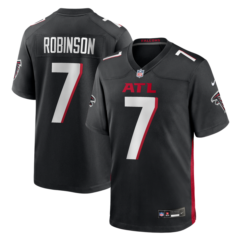 Bijan Robinson Atlanta Falcons Game Jersey - Black
