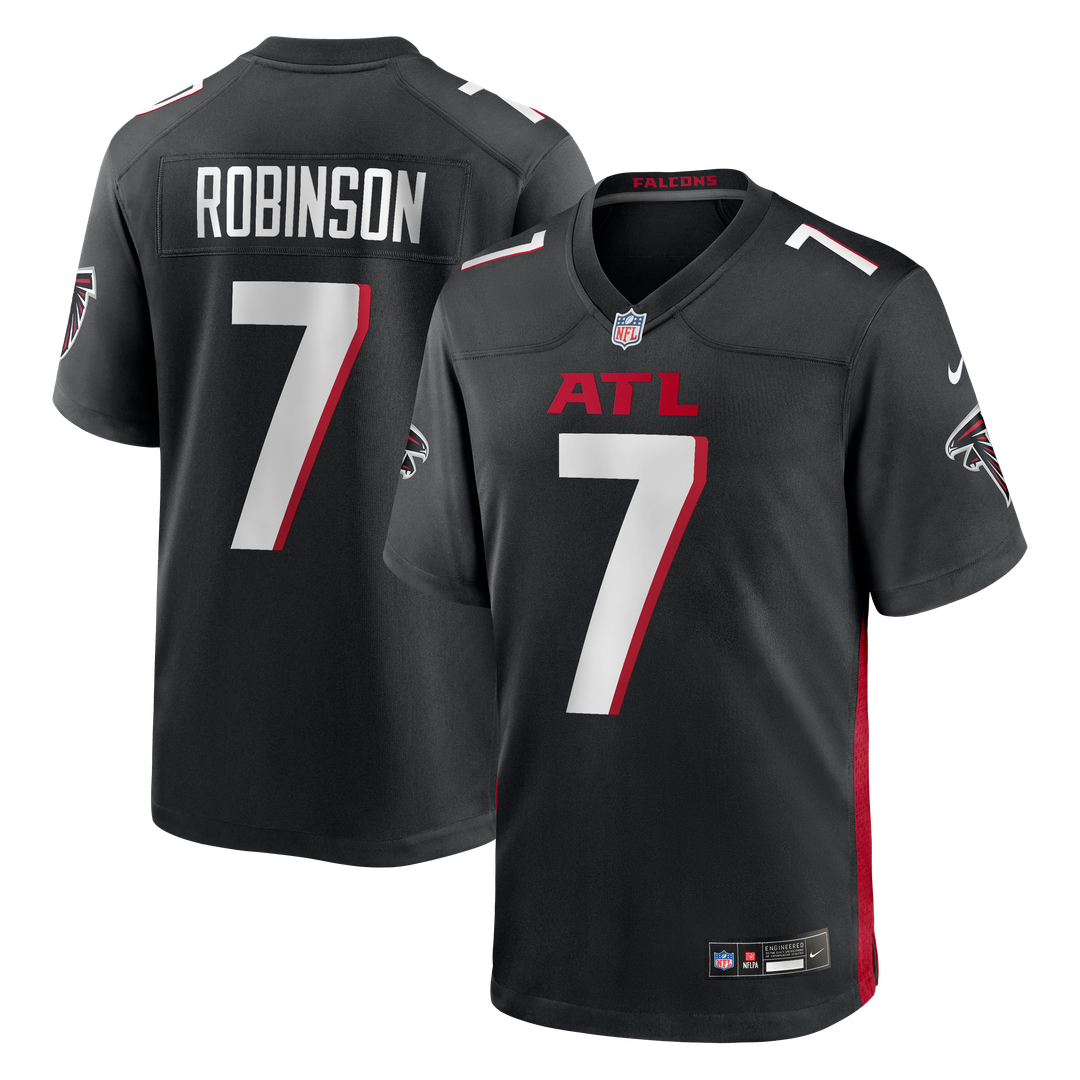 Bijan Robinson Atlanta Falcons Game Jersey - Black