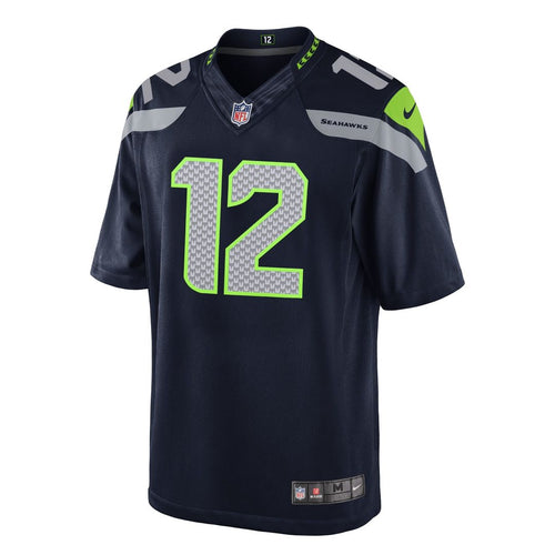 12th Fan Seattle Seahawks Nike Youth Game Jersey - College Navy