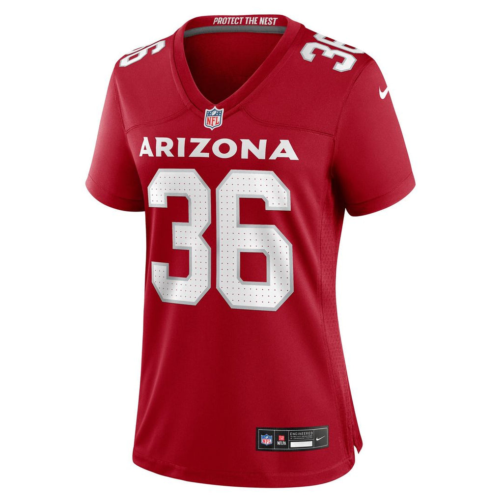 Kitan Crawford Arizona Cardinals Women's Team Game Jersey - Cardinal