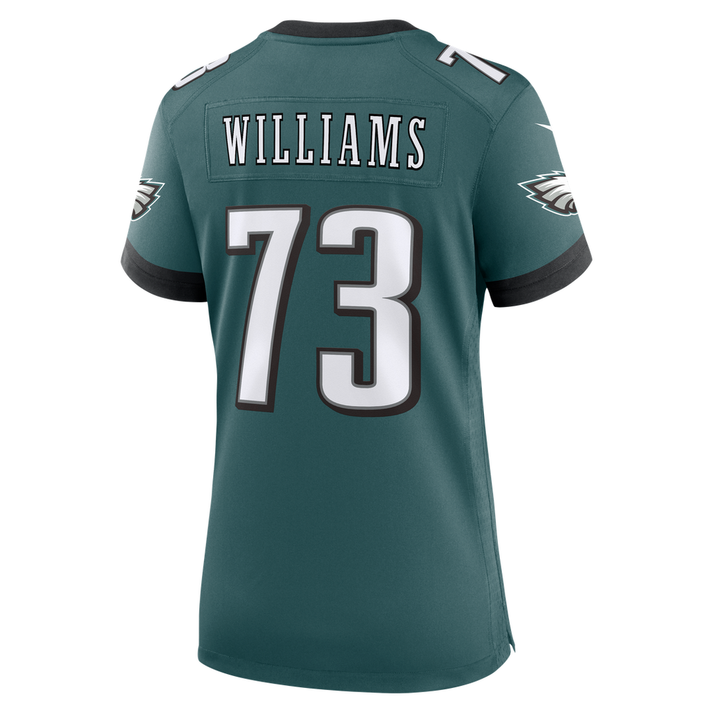 Cameron Williams Philadelphia Eagles Women's Team Game Jersey - Midnight Green