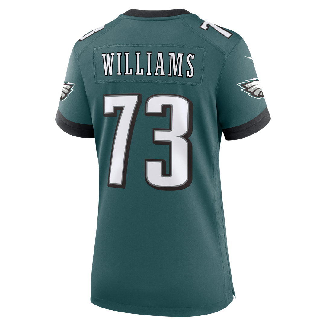 Cameron Williams Philadelphia Eagles Women's Team Game Jersey - Midnight Green