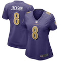 Lamar Jackson Baltimore Ravens Women's Alternate Game Player Jersey - Purple