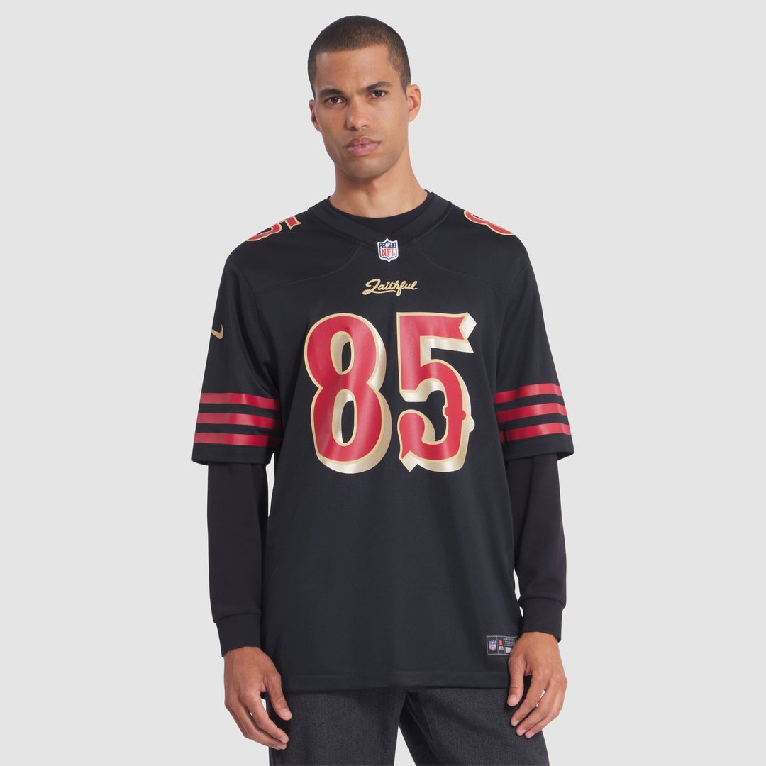 George Kittle San Francisco 49ers 2025 Rivalries Collection Game Jersey - Black