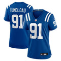 JT Tuimoloau Indianapolis Colts Women's Team Game Jersey - Royal