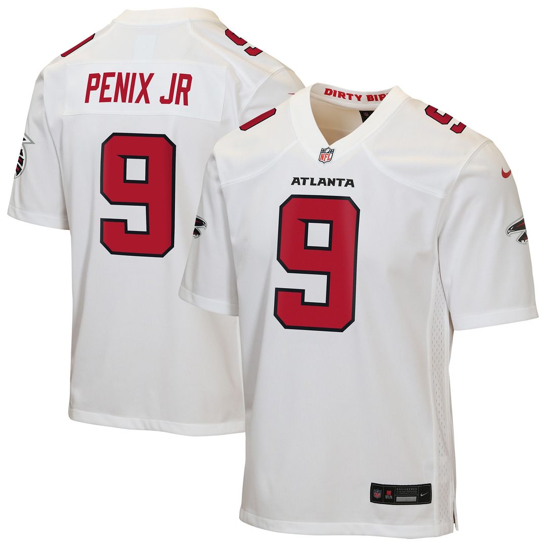 Michael Penix Jr. Atlanta Falcons Youth Alternate Game Jersey - Black
