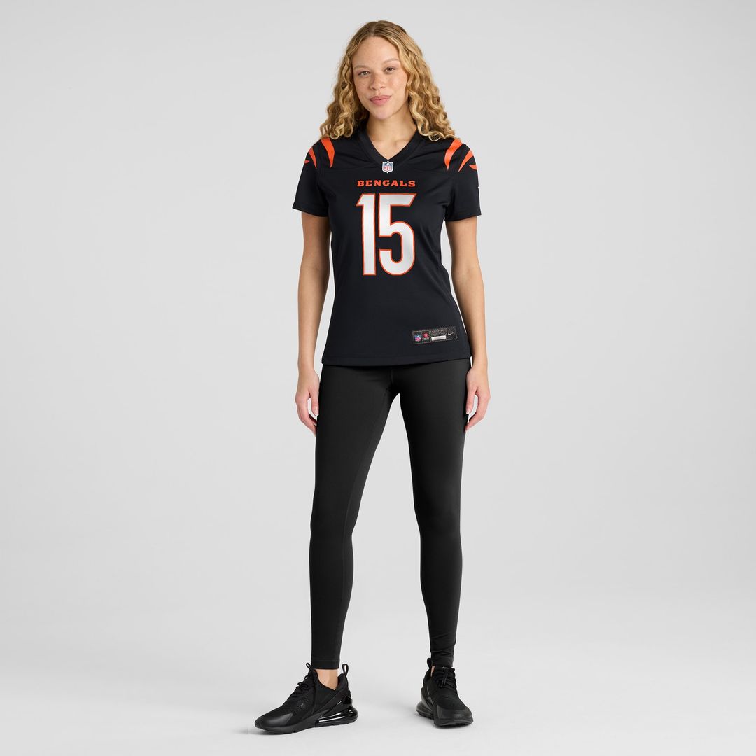 Charlie Jones Cincinnati Bengals Women's Team Game Jersey - Black