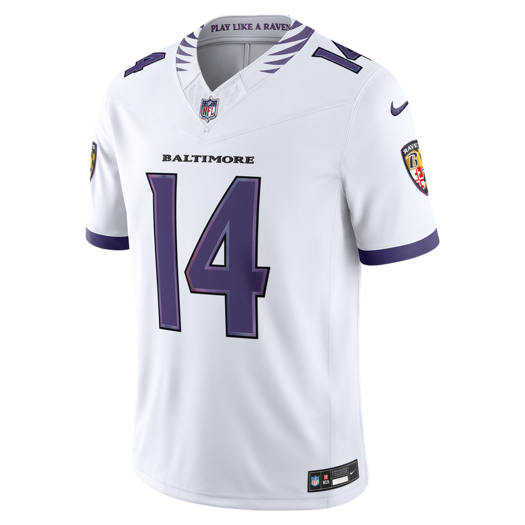 Kyle Hamilton Baltimore Ravens Vapor F.U.S.E. Stitched Limited Jersey - Purple