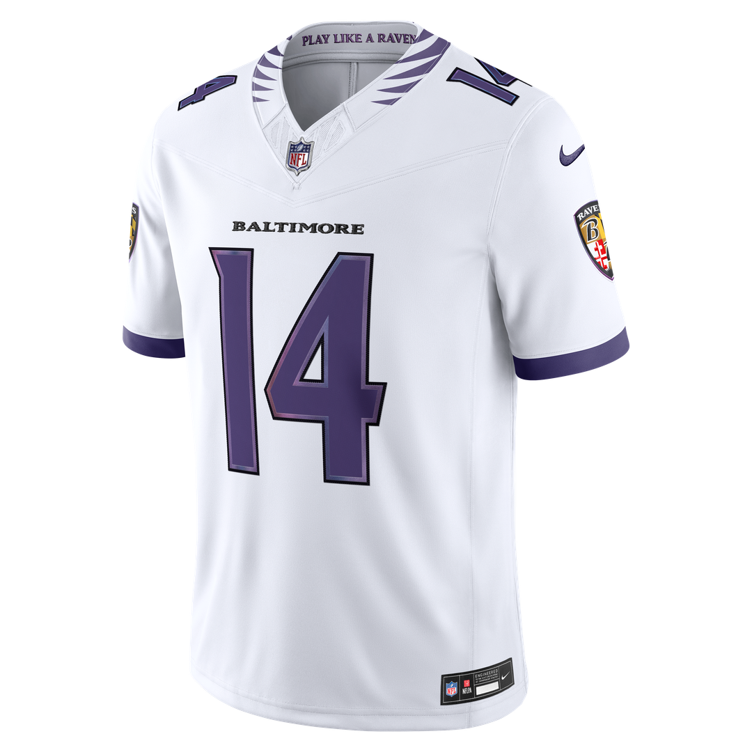Kyle Hamilton Baltimore Ravens Vapor F.U.S.E. Stitched Limited Jersey - Purple