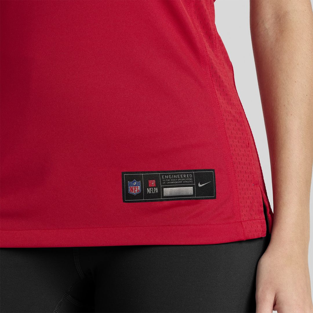 Jon Weeks San Francisco 49ers Women's Team Game Jersey - Scarlet
