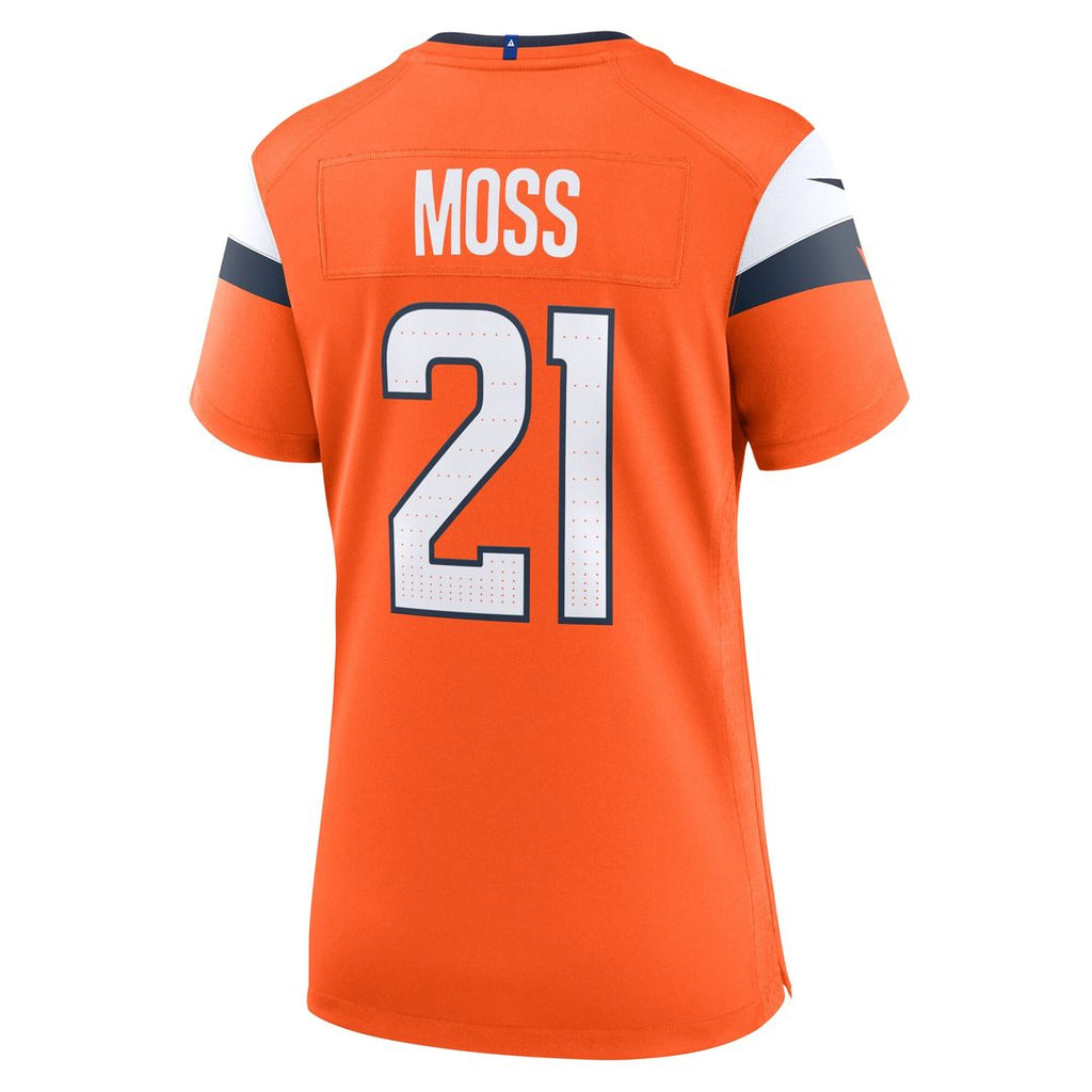 Riley Moss Denver Broncos Women's Team Game Jersey - Orange