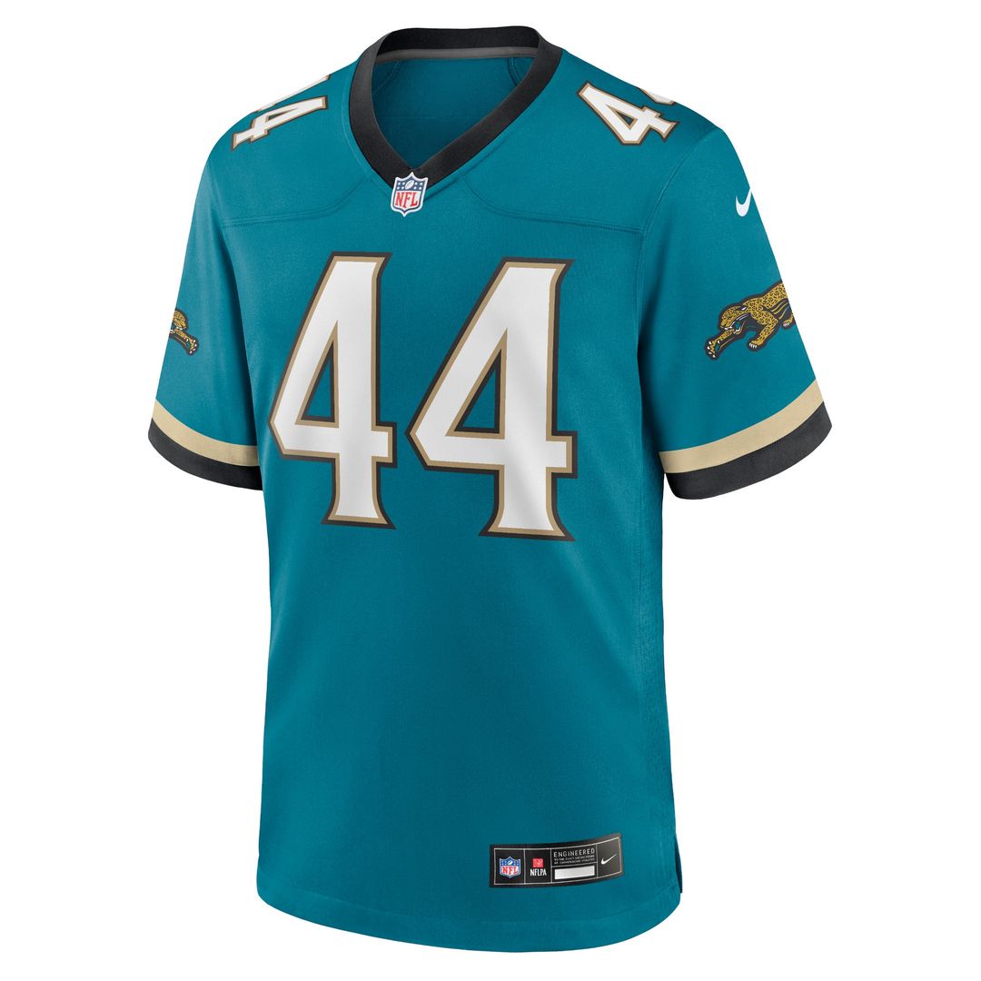 Travon Walker Jacksonville Jaguars Prowler Throwback Player Game Jersey - Teal