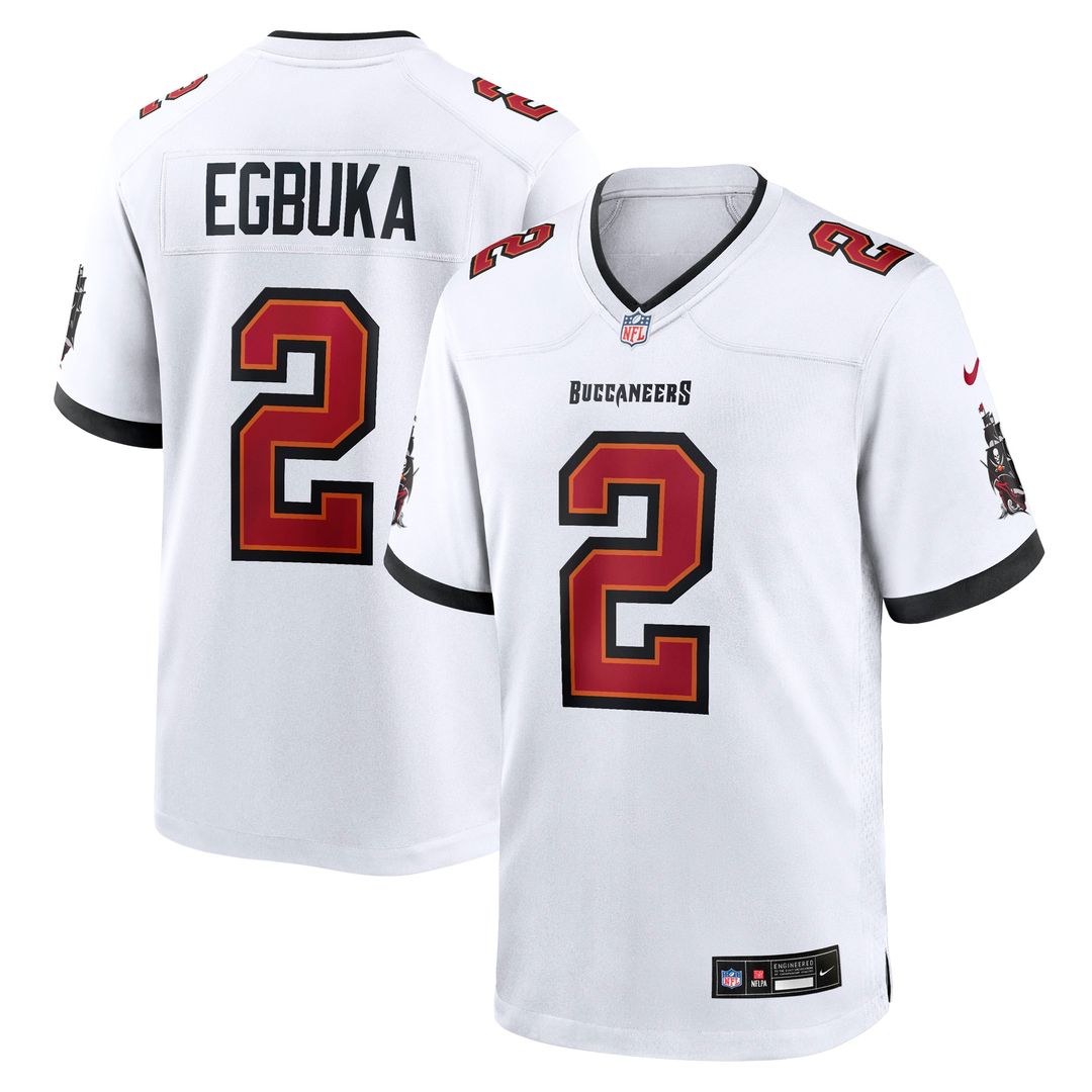 Emeka Egbuka Tampa Bay Buccaneers Game Jersey - White