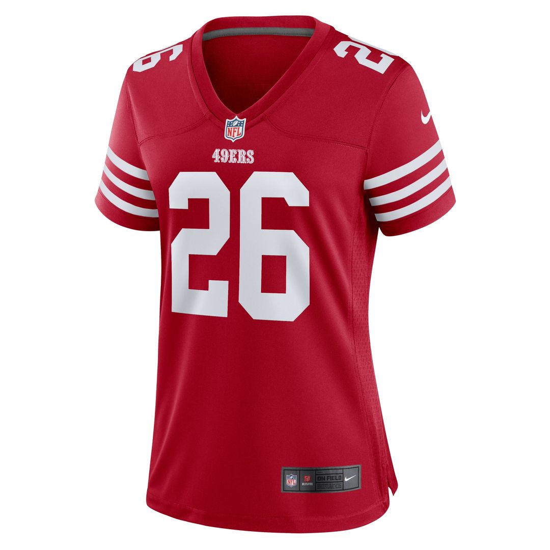 Chase Lucas San Francisco 49ers Women's Team Game Jersey - Scarlet