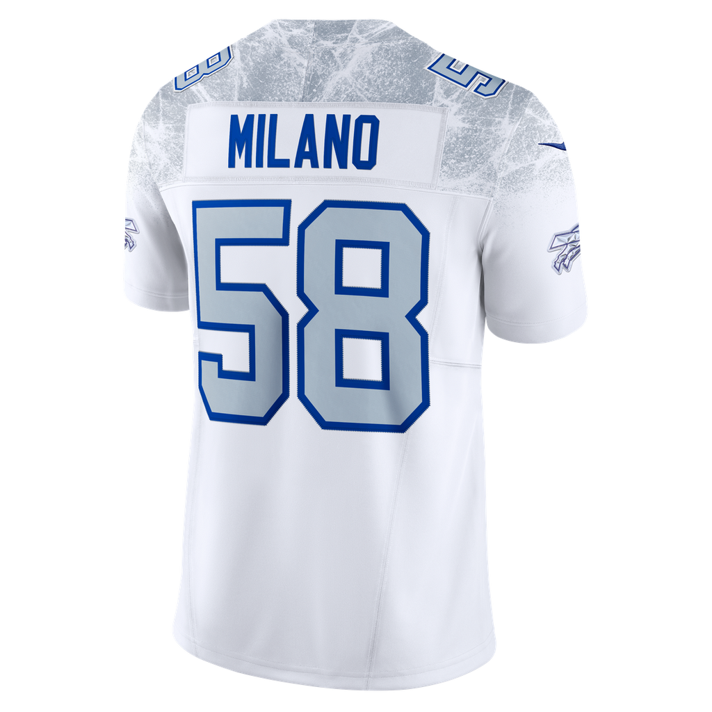 Matt Milano Buffalo Bills 2025 Rivalries Collection Stitched Limited Jersey - White