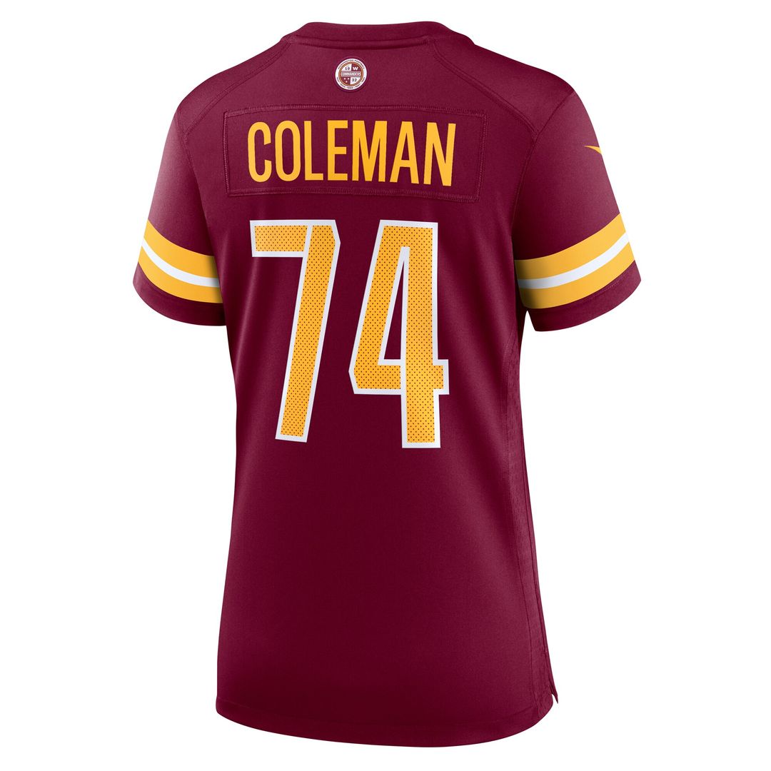 Brandon Coleman Washington Commanders Women's Team Game Jersey - Burgundy