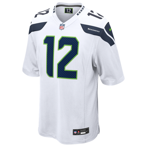 12s Seattle Seahawks Game Jersey - White