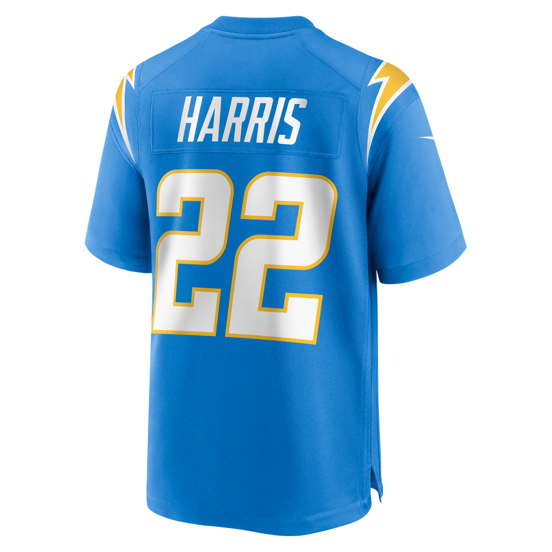 Najee Harris Los Angeles Chargers Game Player Jersey - Powder Blue