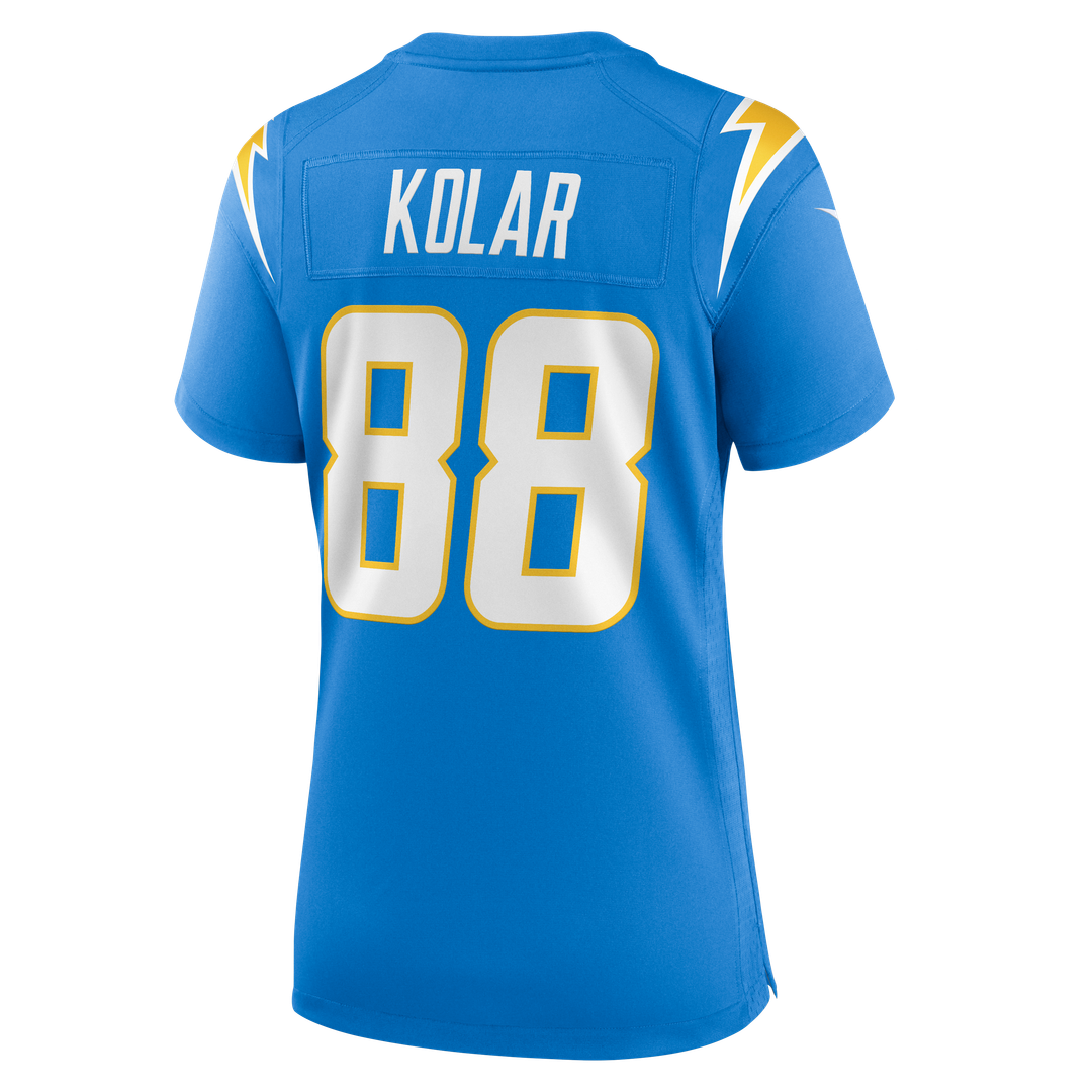 Charlie Kolar Los Angeles Chargers Women's Team Game Jersey - Powder Blue
